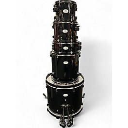 Used Pearl 5 Piece Soundcheck Black Drum Kit