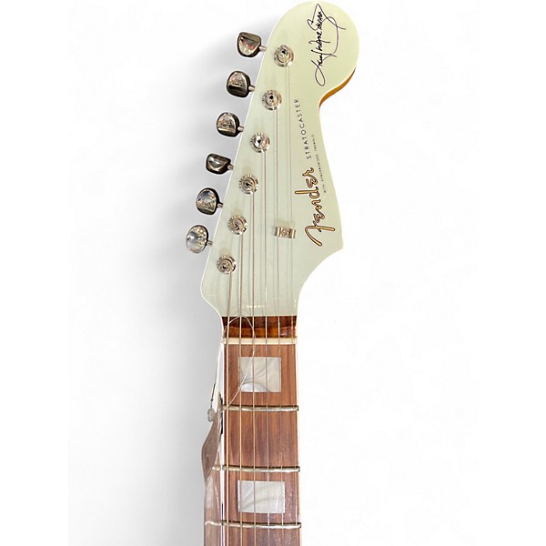 Used Starcaster by Fender KENNY WAYNE SHEPHERD STRATOCASTER USA Sonic Blue Solid Body Electric Guitar