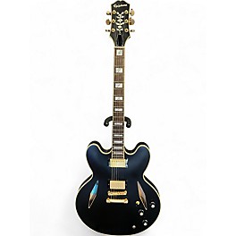 Used Epiphone EMILY WOLFE SHERATON Black and Gold Hollow Body Electric Guitar