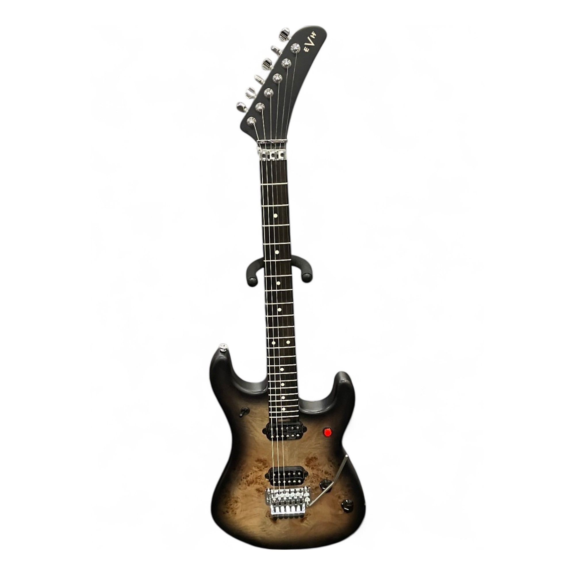 ギター EVH 5150 Deluxe Black Burst Used EVH 5150 STEALTH BLACK Solid Body Electric Guitar BLACK