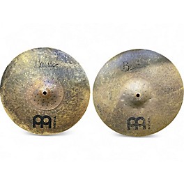 Used MEINL 14in Byzance Dark Hi Hat Pair Cymbal