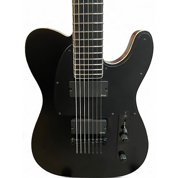 Used ESP E-II T-B7 Black Solid Body Electric Guitar