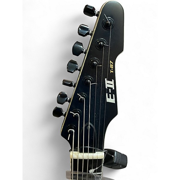 Used ESP E-II T-B7 Black Solid Body Electric Guitar
