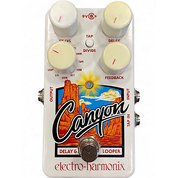 Used Electro-Harmonix Canyon Delay and Looper Effect Pedal
