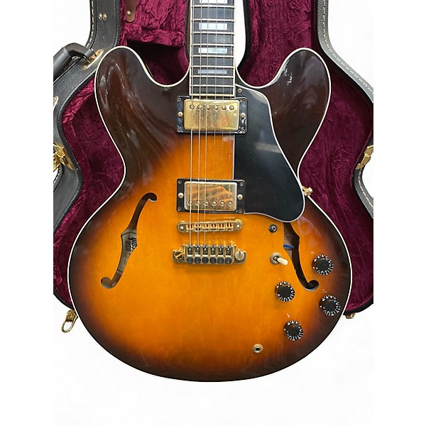 Vintage 1988 Gibson ES-347 Sunburst Hollow Body Electric Guitar