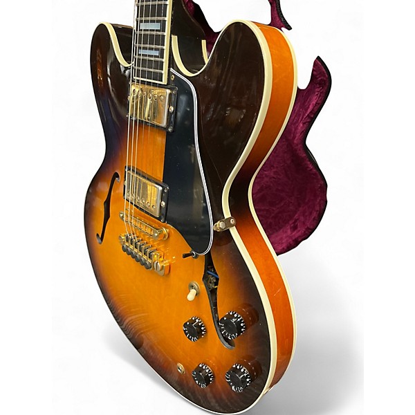 Vintage 1988 Gibson ES-347 Sunburst Hollow Body Electric Guitar