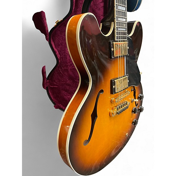 Vintage 1988 Gibson ES-347 Sunburst Hollow Body Electric Guitar