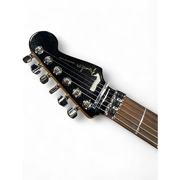 Used 2023 Fender American Ultra Luxe Stratocaster black Solid Body Electric Guitar