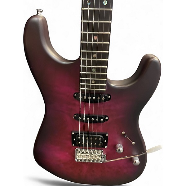 Used Aio s2 Boysenberry Solid Body Electric Guitar