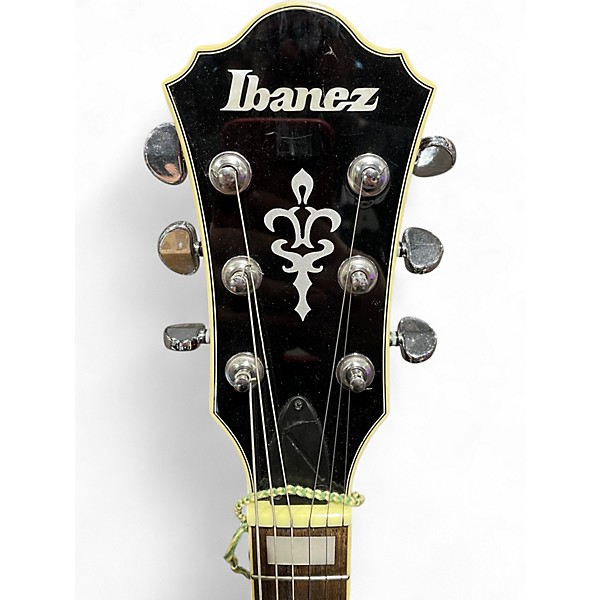 Used Ibanez AS73 Artcore Green Hollow Body Electric Guitar