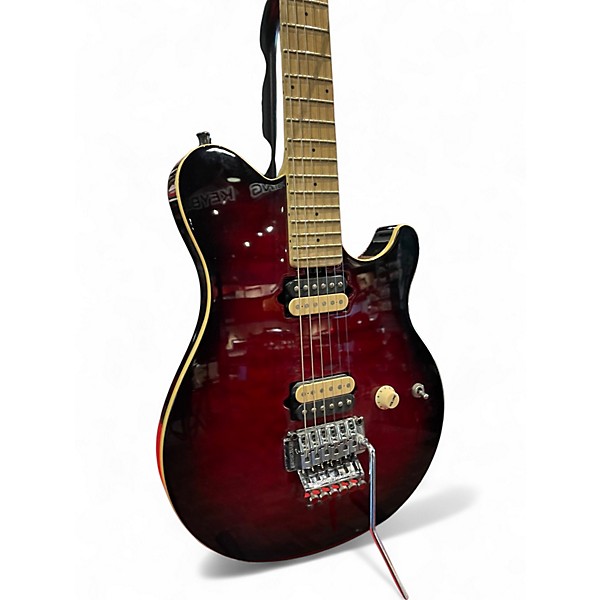 Used Ernie Ball Music Man Axis Dark Cherry Burst Solid Body Electric Guitar