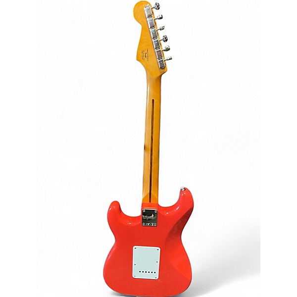 Used Squier Classic Vibe 1950S Stratocaster Fiesta Red Solid Body Electric Guitar