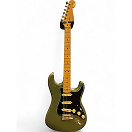 Used 2017 Fender American Professional Stratocaster SSS Olive Solid Body Electric Guitar