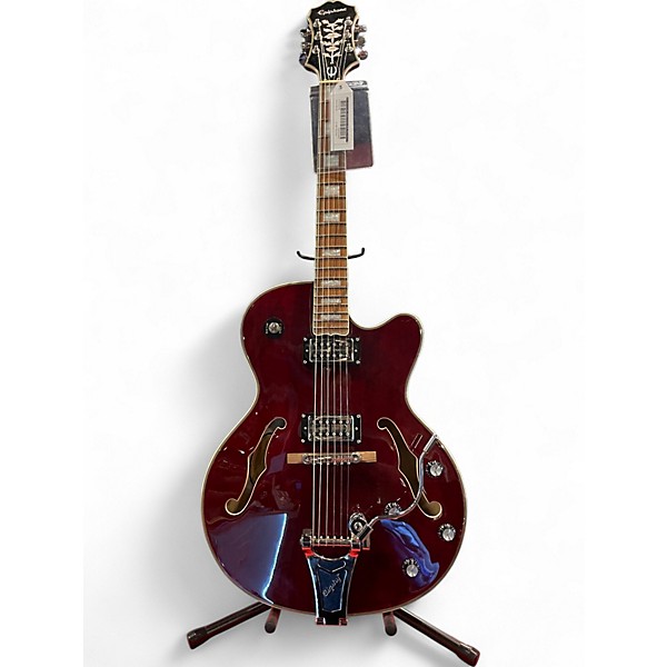 Used Epiphone Swingster Wine Red Hollow Body Electric Guitar