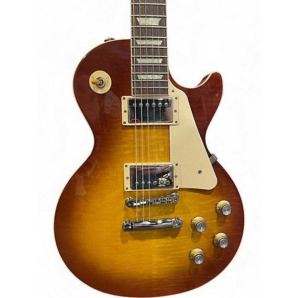 Used 2023 Gibson Les Paul Standard 60's Iced Tea Solid Body Electric Guitar