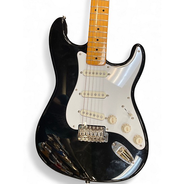 Used Squier Classic Vibe Stratocaster Black Solid Body Electric Guitar