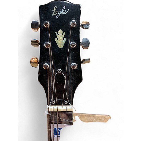 Used Lyle 680L 2 Tone Sunburst Acoustic Guitar