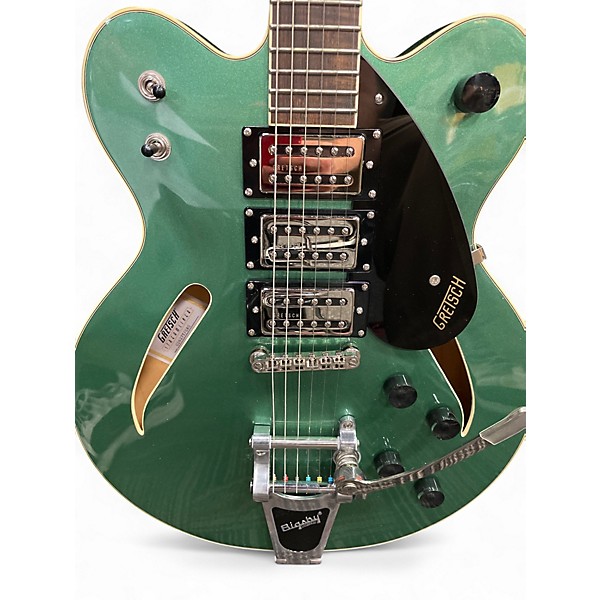Used Gretsch Guitars g2627T Streamliner Green Hollow Body Electric Guitar,New Products : American Fashion Style Bags On Sale