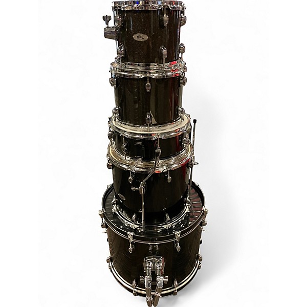 Used SPL 5 Piece UNITY 2 DARK GREEN SPARKLE Drum Kit
