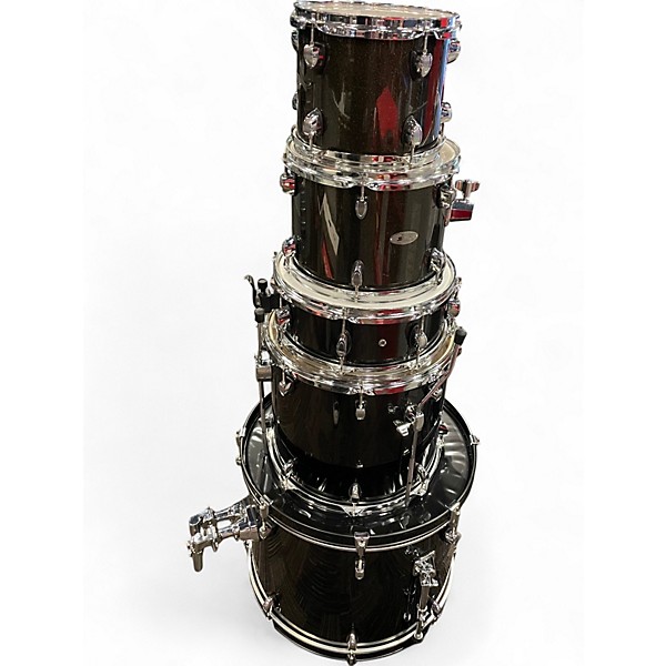 Used SPL 5 Piece UNITY 2 DARK GREEN SPARKLE Drum Kit
