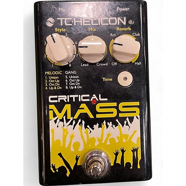 Used TC Helicon CRITICAL MASS Effect Pedal