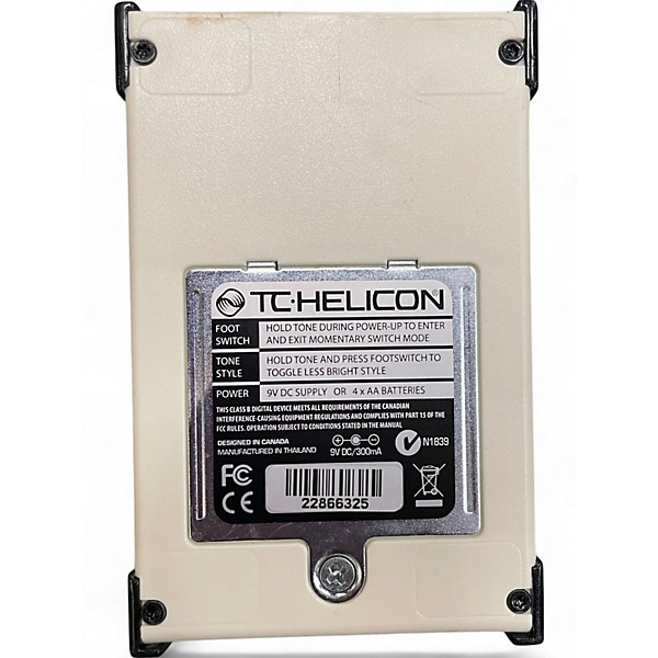 Used TC Helicon CRITICAL MASS Effect Pedal