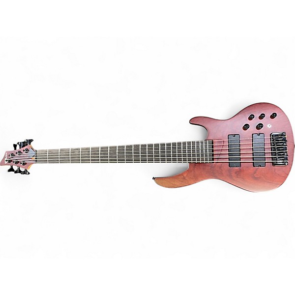 Used Brice HBX406 RED Electric Bass Guitar