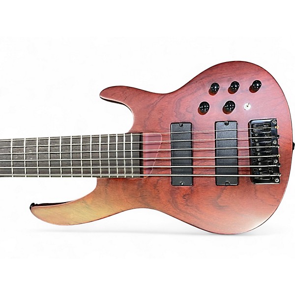 Used Brice HBX406 RED Electric Bass Guitar