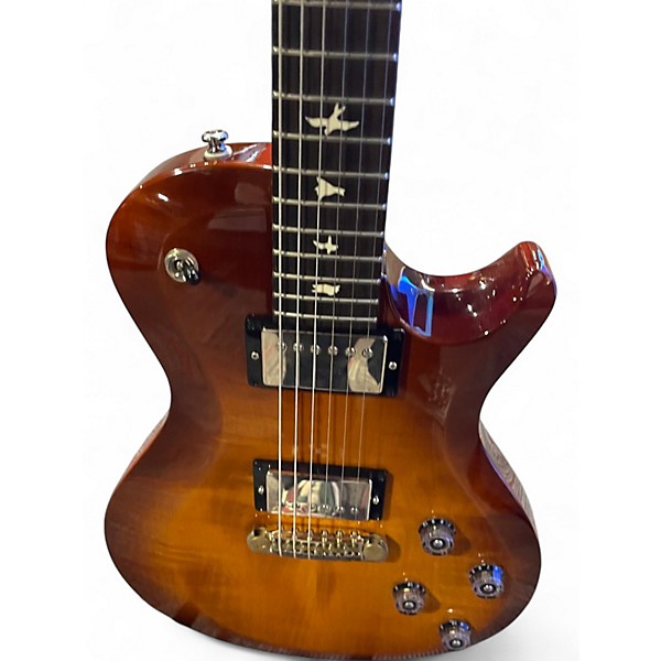 Used PRS S2 Singlecut Amber sunburst Solid Body Electric Guitar