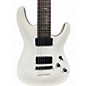 Used Schecter Guitar Research Demon 7 String White Solid Body Electric Guitar