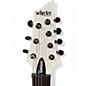 Used Schecter Guitar Research Demon 7 String White Solid Body Electric Guitar