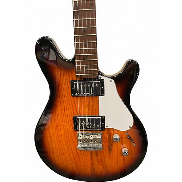 Used Sterling by Music Man Valentine Vintage Sunburst Solid Body Electric Guitar