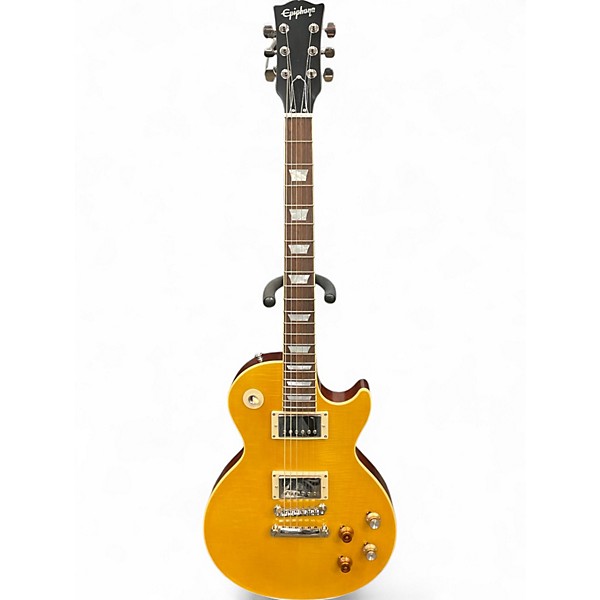 Used Epiphone KIRK HAMMETT GREENY 1959 LES PAUL STANDARD Honey Blonde Solid Body Electric Guitar