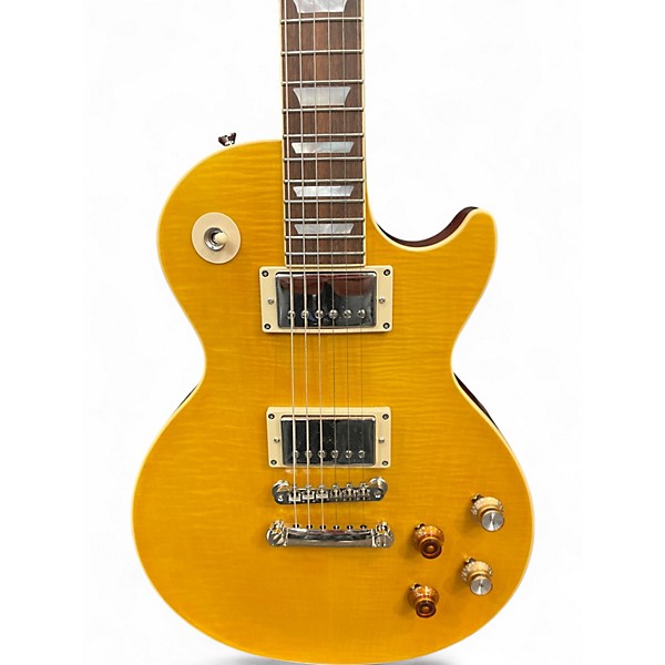 Used Epiphone KIRK HAMMETT GREENY 1959 LES PAUL STANDARD Honey Blonde Solid Body Electric Guitar