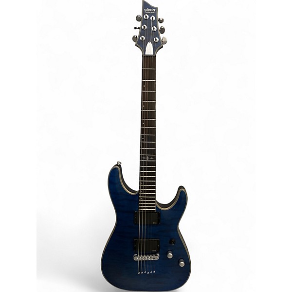 Used Schecter Guitar Research C1 Platinum Blue Solid Body Electric Guitar,Specials : American Fashion Style Bags On Sale