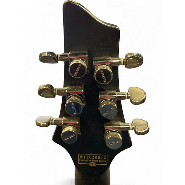 Used Schecter Guitar Research BLACKJACK SLS Black Solid Body Electric Guitar