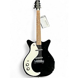 Used Danelectro Stock '59 Black and White Solid Body Electric Guitar