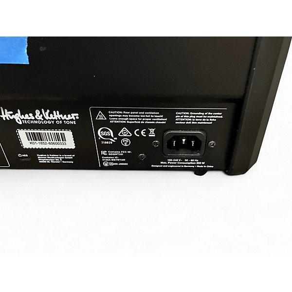 Used Hughes & Kettner BLACK SPIRIT 200 Solid State Guitar Amp Head