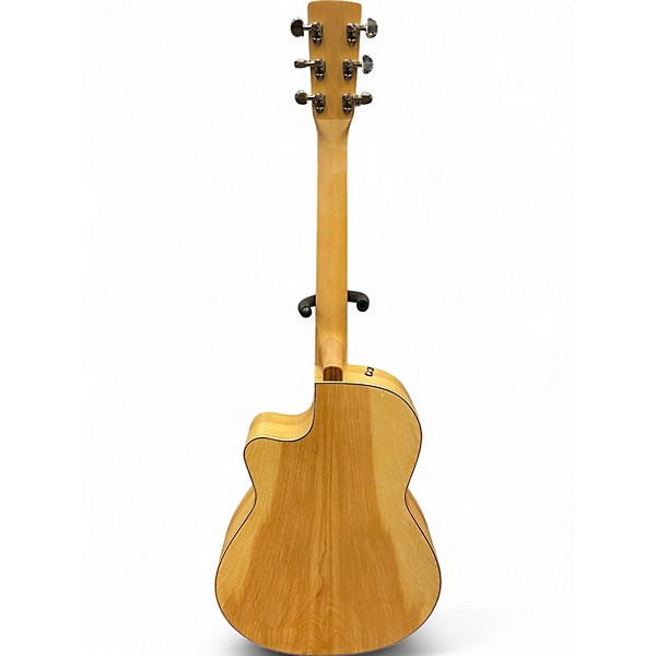 Used Simon & Patrick Heart of Wild Cherry Folk SG T35 Natural Acoustic Electric Guitar