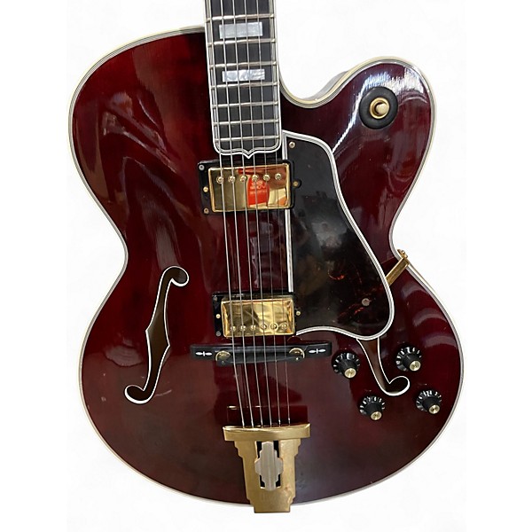 Vintage 1978 Gibson L-5CES Wine Red Hollow Body Electric Guitar