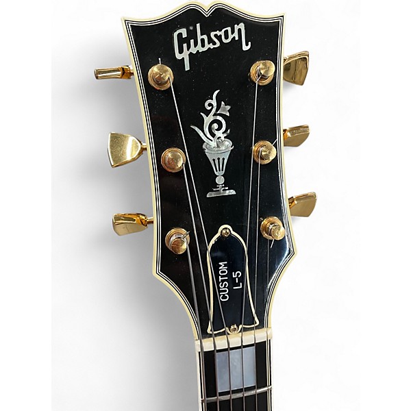Vintage 1976 Gibson L-5CES Natural Hollow Body Electric Guitar