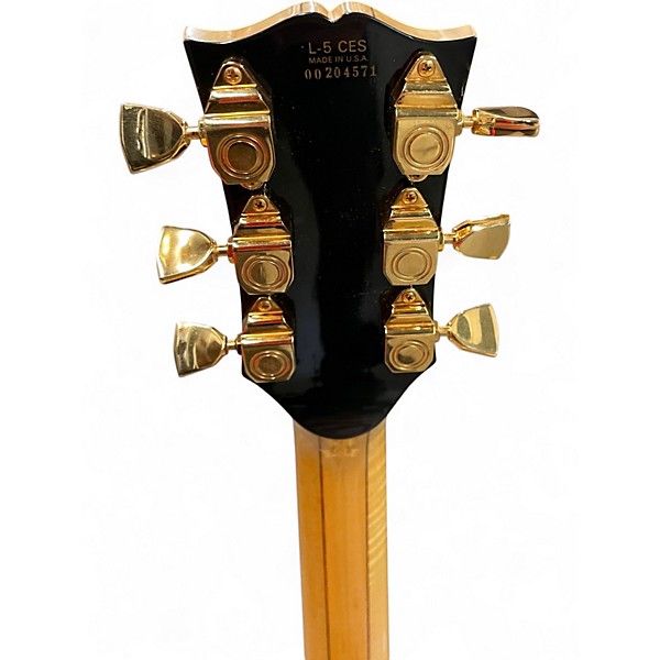Vintage 1976 Gibson L-5CES Natural Hollow Body Electric Guitar