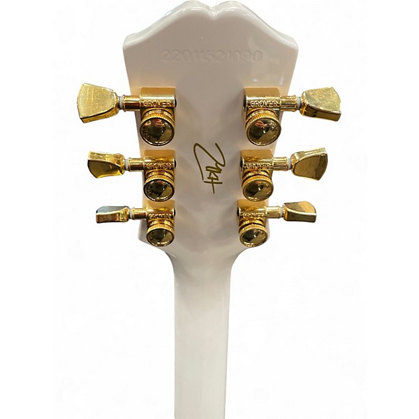 Used Epiphone Matt Heafy Les Paul Custom Origins BONE WHITE Solid Body Electric Guitar