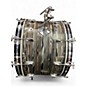 Used 1960s Ludwig  5 Piece Standard  Black and Gold Drum Kit