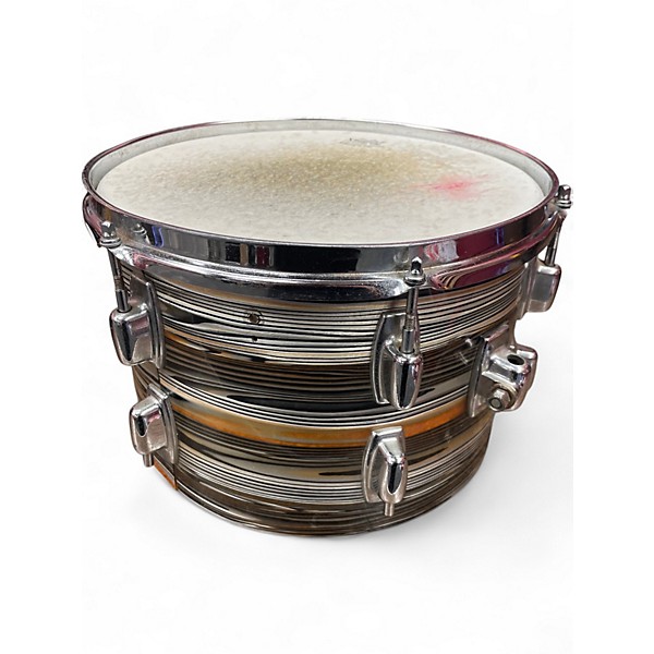 Used 1960s Ludwig  5 Piece Standard  Black and Gold Drum Kit