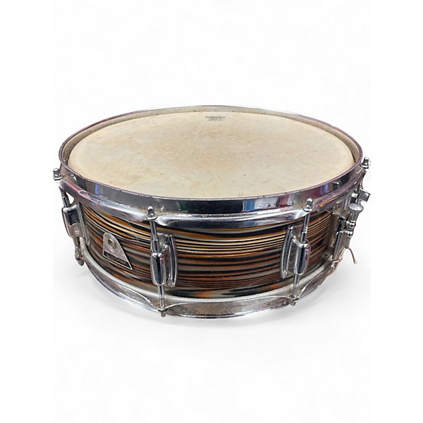 Used 1960s Ludwig  5 Piece Standard  Black and Gold Drum Kit
