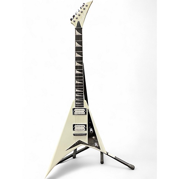 Used 2022 Jackson MJ SERIES RHOADS RRT Snow White Solid Body Electric Guitar