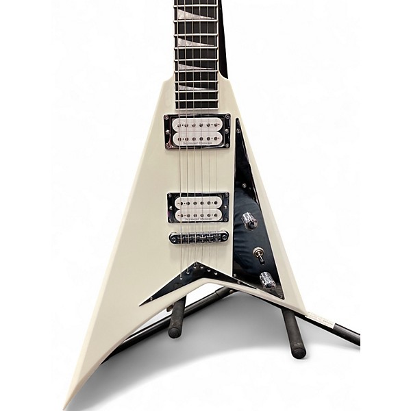 Used 2022 Jackson MJ SERIES RHOADS RRT Snow White Solid Body Electric Guitar