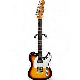 Used 2023 Fender Custom Shop American Custom Telecaster Rosewood NOS Bleached 3 Tone Sunburst Solid Body Electric Guitar