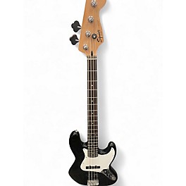 Used Squier Affinity Jazz Bass Black Electric Bass Guitar